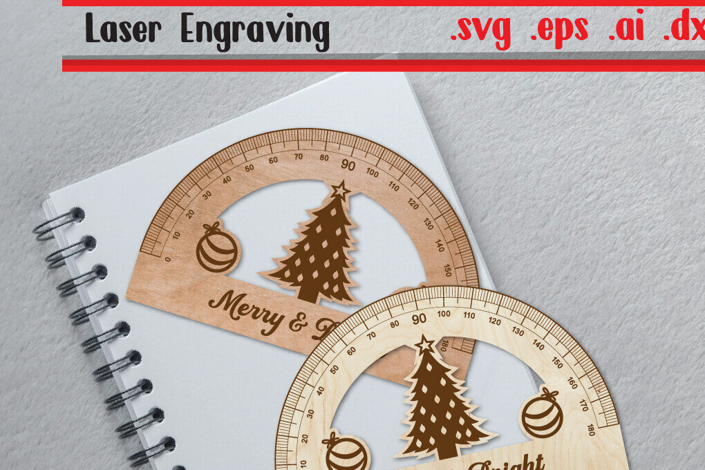 Intra απο ξύλο plywood 3mm-4mm πάχος Christmas Ruler Arch - Ruler Protactor Δίασταση 15x15 cm INTRAFABR-111646997