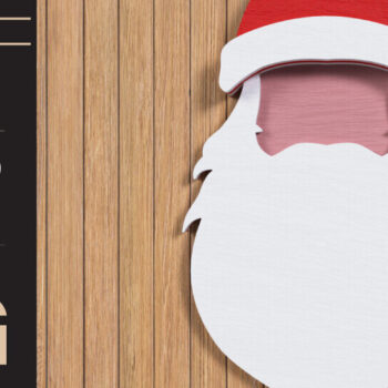 Intra απο ξύλο plywood 3mm-4mm πάχος Χριστουγεννιάτικο3D Santa Δίασταση 20x30 cm INTRAFABR-85075309 - Image 1