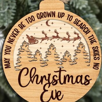 Intra απο ξύλο plywood 3mm-4mm πάχος Χριστουγεννιάτικο Στολίδι Άγιου Βασίλη Δίασταση 8x8 cm INTRAFABR-111757183 - Image 1