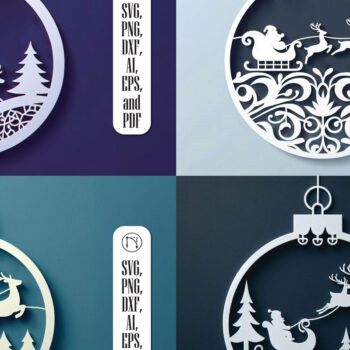 Intra απο ξύλο plywood 3mm-4mm πάχος Χριστουγεννιάτικο Sleigh Δίασταση 15x15 cm INTRAFABR-110903139 - Image 1