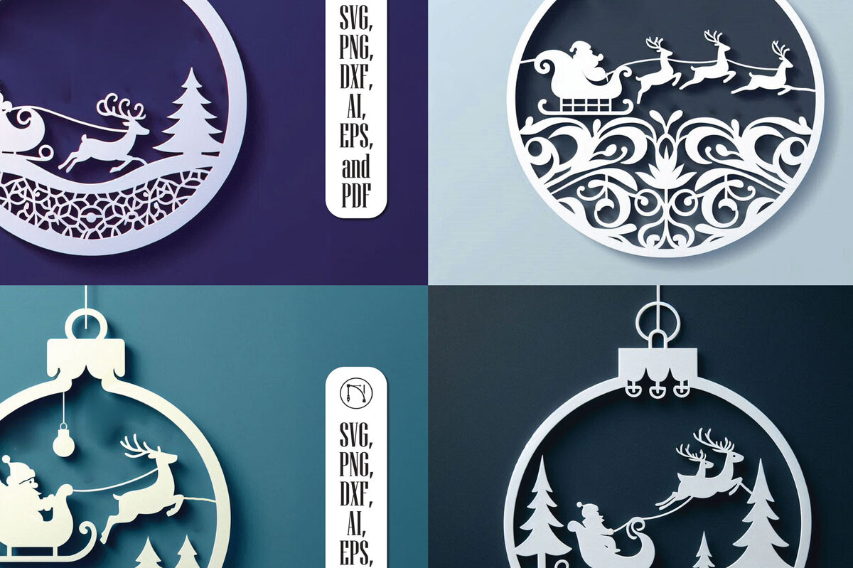 Intra απο ξύλο plywood 3mm-4mm πάχος Χριστουγεννιάτικο Sleigh Δίασταση 15x15 cm INTRAFABR-110903139