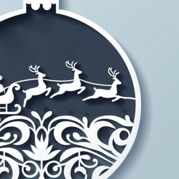 Intra απο ξύλο plywood 3mm-4mm πάχος Χριστουγεννιάτικο Sleigh Δίασταση 15x15 cm INTRAFABR-110903139 - Image 6