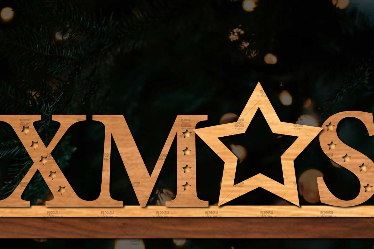 Intra απο ξύλο plywood 3mm-4mm πάχος Χριστουγεννιάτικη σκηνή 3D Δίασταση 15x15 cm INTRAFABR-113220216