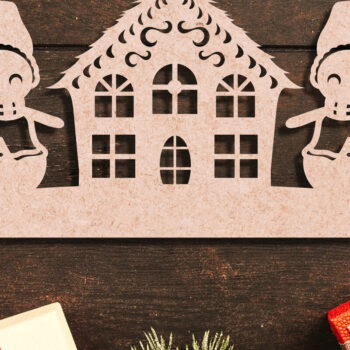 Intra απο ξύλο plywood 3mm-4mm πάχος Cut Χριστουγεννιάτικου Scene Δίασταση 15x15 cm INTRAFABR-105488391 - Image 13