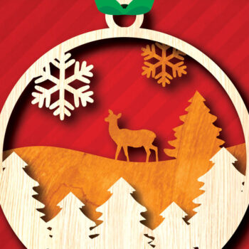 Intra απο ξύλο plywood 3mm-4mm πάχος στολίδια χριστουγεννιάτικων σκηνών Δίασταση 8x8 cm INTRAFABR-104754187 - Image 2