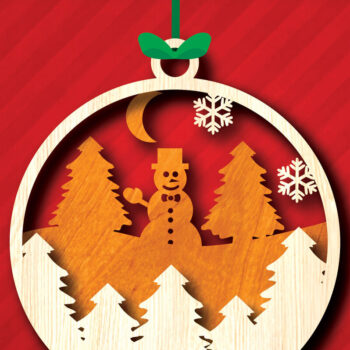 Intra απο ξύλο plywood 3mm-4mm πάχος στολίδια χριστουγεννιάτικων σκηνών Δίασταση 8x8 cm INTRAFABR-104754187 - Image 5