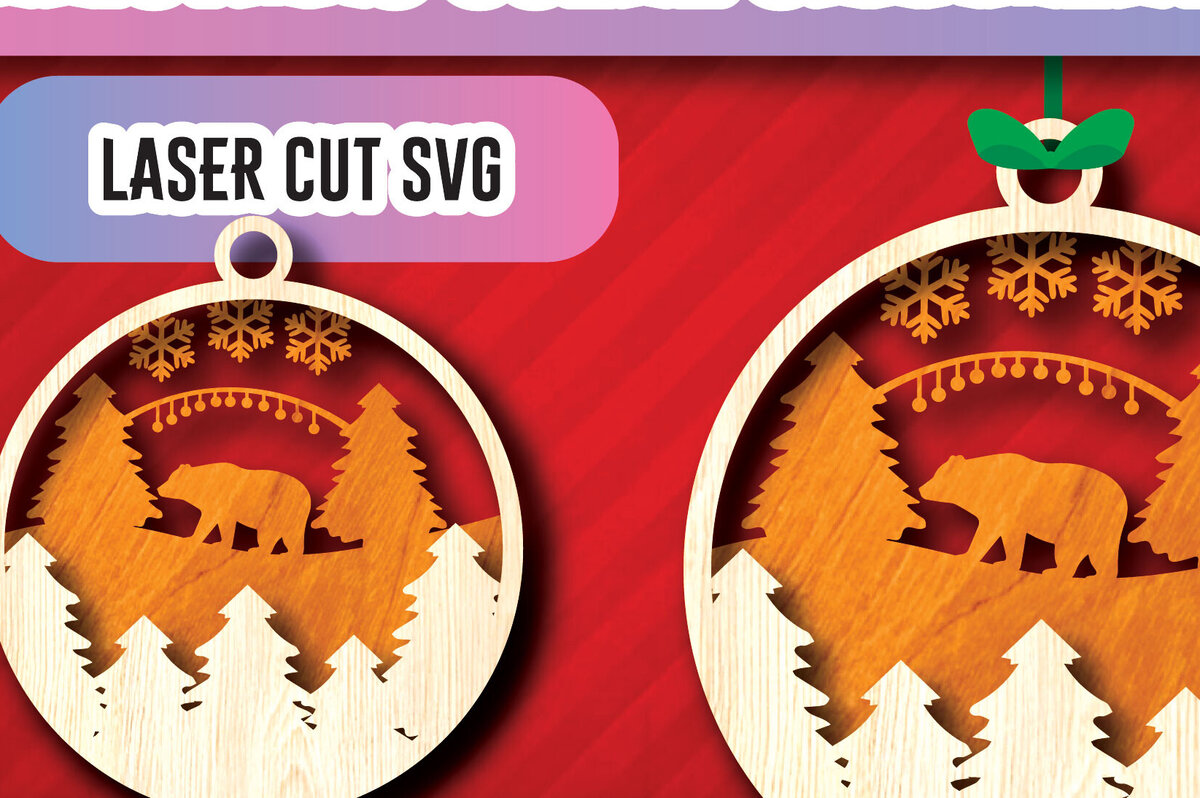 Intra απο ξύλο plywood 3mm-4mm πάχος Χριστουγεννιάτικα στολίδια σκηνής με λέιζερ Δίασταση 8x8 cm INTRAFABR-104800722