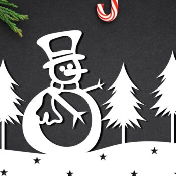 Intra απο ξύλο plywood 3mm-4mm πάχος Χριστουγεννιάτικο Σκηνικό Χαρτί Κοπή Δίασταση 15x15 cm INTRAFABR-111784229 - Image 1