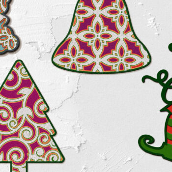 Intra απο ξύλο plywood 3mm-4mm πάχος Χριστουγεννιάτικο Διακοσμητικά Στολίδια Δίασταση 5x3 cm INTRAFABR-108625338 - Image 1