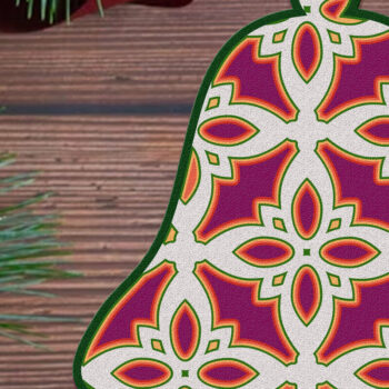 Intra απο ξύλο plywood 3mm-4mm πάχος Χριστουγεννιάτικο Διακοσμητικά Στολίδια Δίασταση 5x3 cm INTRAFABR-108625338 - Image 3