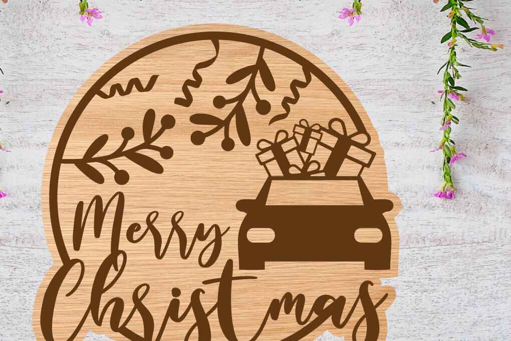 Intra απο ξύλο plywood 3mm-4mm πάχος Χριστουγεννιάτικη πινακίδα 9 | Χριστουγεννιάτικη Δίασταση 30x20 cm INTRAFABR-86135105