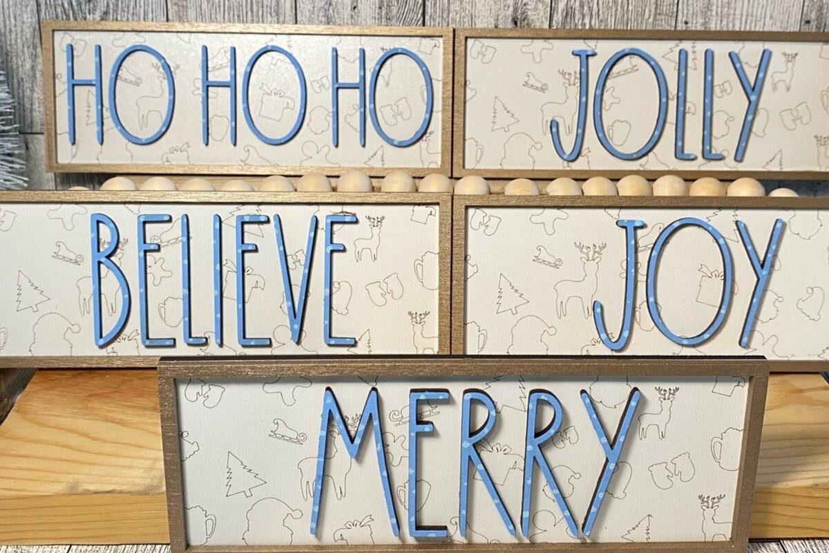 Intra απο ξύλο plywood 3mm-4mm πάχος χριστουγεννιάτικων πινακίδων  Δίασταση 30x20 cm INTRAFABR-41476647