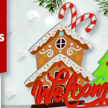 Intra απο ξύλο plywood 3mm-4mm πάχος Χριστουγεννιάτικο σημάδι Δίασταση 15x15 cm INTRAFABR-112163277 - Image 1