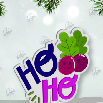 Intra απο ξύλο plywood 3mm-4mm πάχος Χριστουγεννιάτικο σημάδι Δίασταση 15x15 cm INTRAFABR-111989735 - Image 2