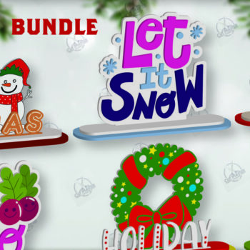 Intra απο ξύλο plywood 3mm-4mm πάχος Cut με λέιζερ Χριστουγεννιάτικο σημάδι Δίασταση 15x15 cm INTRAFABR-111989985 - Image 1