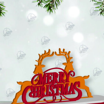 Intra απο ξύλο plywood 3mm-4mm πάχος Cut με λέιζερ Χριστουγεννιάτικο σημάδι Δίασταση 15x15 cm INTRAFABR-112163505 - Image 8