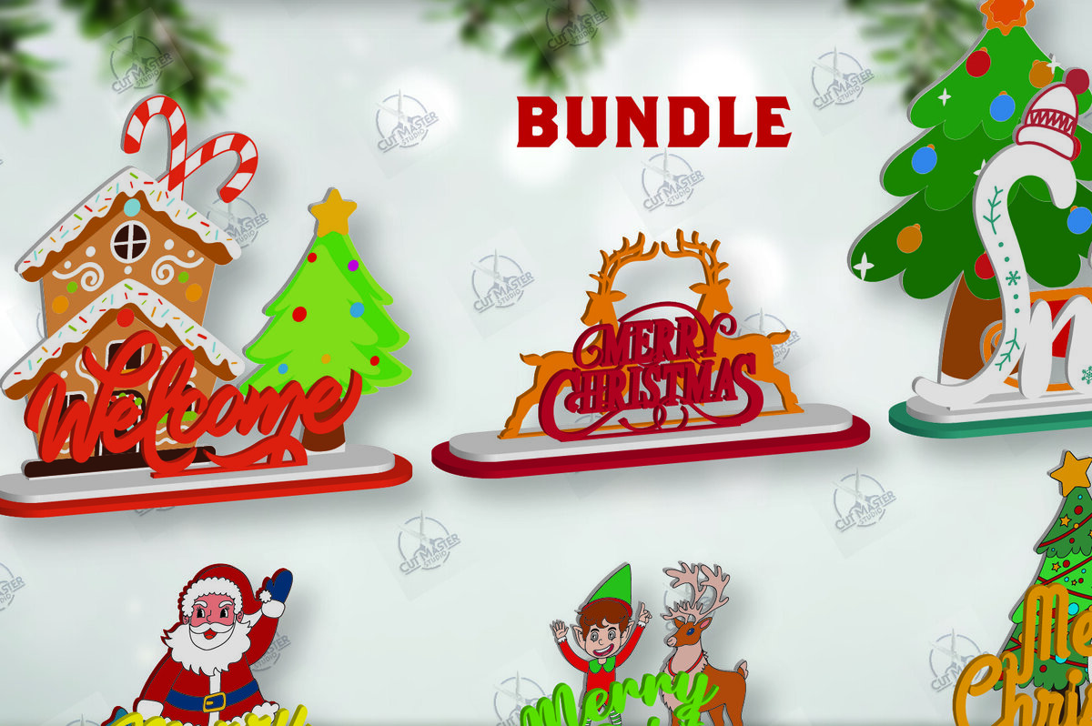 Intra απο ξύλο plywood 3mm-4mm πάχος Cut με λέιζερ Χριστουγεννιάτικο σημάδι Δίασταση 15x15 cm INTRAFABR-111989627