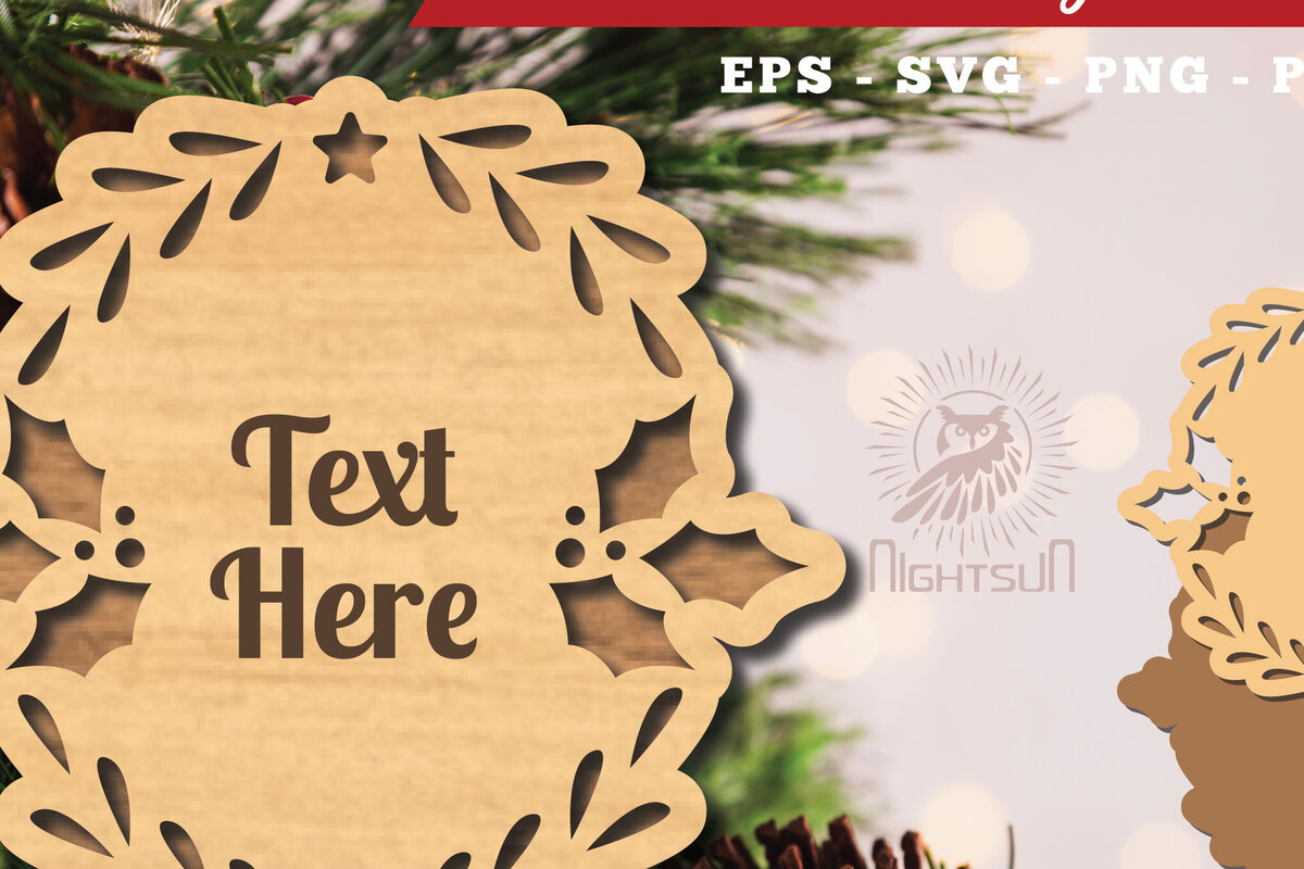 Intra απο ξύλο plywood 3mm-4mm πάχος Πρότυπο κοπής με λέιζερ Χριστουγεννιάτικων πινακίδων 9 Δίασταση 15x15 cm INTRAFABR-113202962