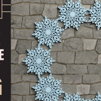 Intra απο ξύλο plywood 3mm-4mm πάχος Χριστουγεννιάτικο Snowflake 3D Layer BNDLE Δίασταση 40x40 cm INTRAFABR-76018209 - Image 2