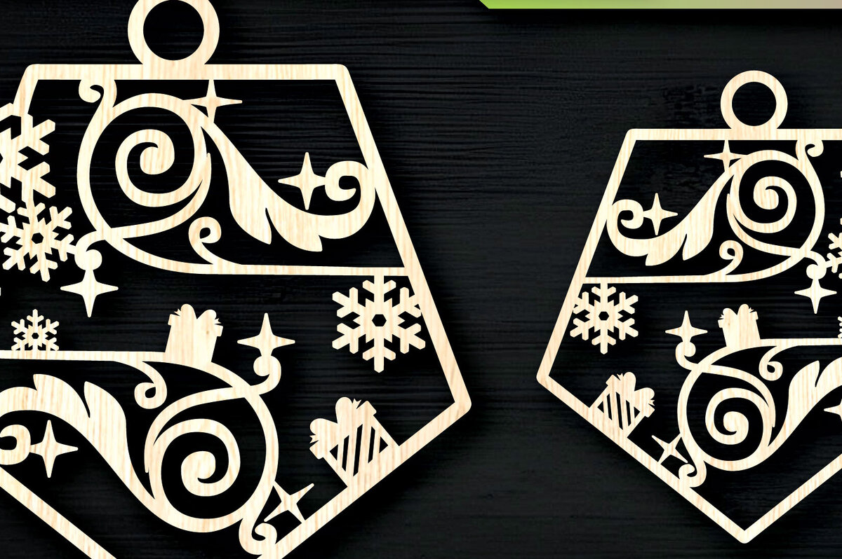 Intra απο ξύλο plywood 3mm-4mm πάχος Χριστουγεννιάτικα στολίδια με νιφάδες χιονιού Δίασταση 8x8 cm INTRAFABR-104733015