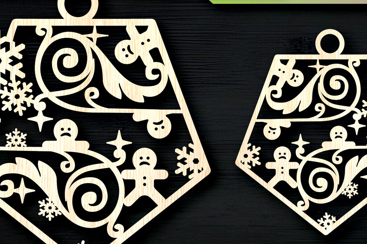 Intra απο ξύλο plywood 3mm-4mm πάχος Χριστουγεννιάτικα στολίδια με νιφάδες χιονιού Δίασταση 8x8 cm INTRAFABR-104733089