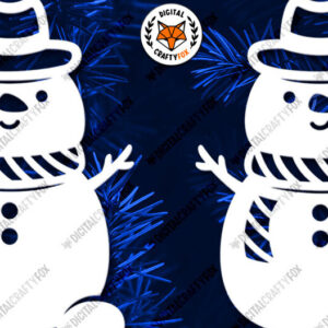 Intra απο ξύλο plywood 3mm-4mm πάχος Χριστουγεννιάτικο Snowman Δίασταση 864x864 cm INTRAFABR-117898092