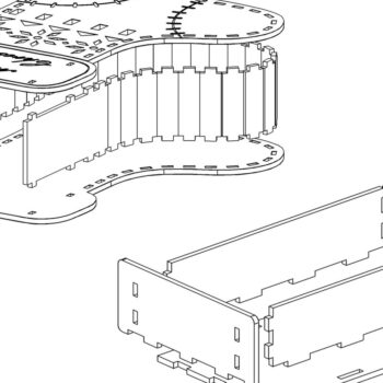 Intra απο ξύλο plywood 3mm-4mm πάχος Χριστουγεννιάτικη Κάλτσα - X-mas Gift Box Δίασταση 15x15 cm INTRAFABR-39530306 - Image 4