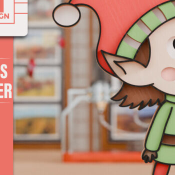 Intra απο ξύλο plywood 3mm-4mm πάχος Χριστουγεννιάτικο ειδικό 3D Crafting Δίασταση 20x30 cm INTRAFABR-111154954 - Image 2