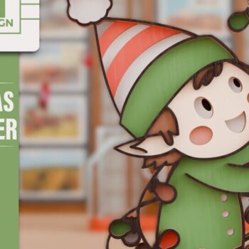 Intra απο ξύλο plywood 3mm-4mm πάχος Χριστουγεννιάτικο ειδικό 3D Crafting Δίασταση 20x30 cm INTRAFABR-111154954 - Image 3