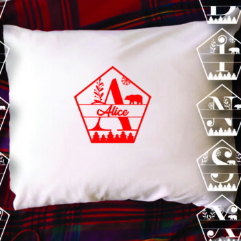 Intra απο ξύλο plywood 3mm-4mm πάχος Christmas Split Monogram Cut  Δίασταση 15x15 cm INTRAFABR-105260175 - Image 5