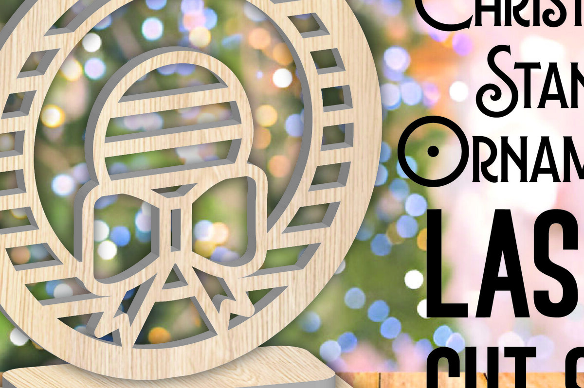 Intra απο ξύλο plywood 3mm-4mm πάχος Χριστουγεννιάτικα στολίδια σταντ 3 Δίασταση 8x8 cm INTRAFABR-107125604