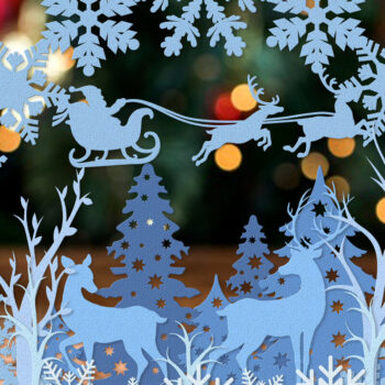 Intra απο ξύλο plywood 3mm-4mm πάχος Χριστουγεννιάτικο περίπτερο Ξύλο Πολυστρωματικό κομμένο Δίασταση 4x4 cm INTRAFABR-19756214 - Image 2