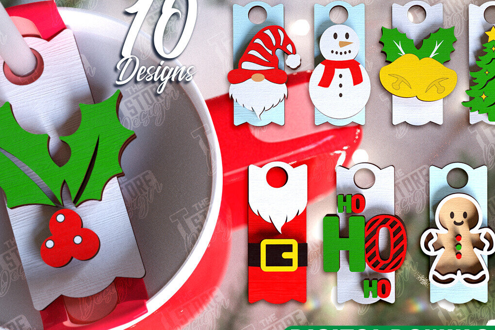 Intra απο ξύλο plywood 3mm-4mm πάχος Χριστουγεννιάτικο Stanley Topper | CNC Δίασταση 15x15 cm INTRAFABR-108899275