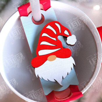 Intra απο ξύλο plywood 3mm-4mm πάχος Χριστουγεννιάτικο Stanley Topper | CNC Δίασταση 15x15 cm INTRAFABR-108899275 - Image 3