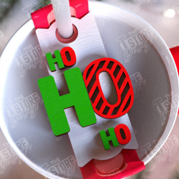 Intra απο ξύλο plywood 3mm-4mm πάχος Χριστουγεννιάτικο Stanley Topper | CNC Δίασταση 15x15 cm INTRAFABR-108899275 - Image 4