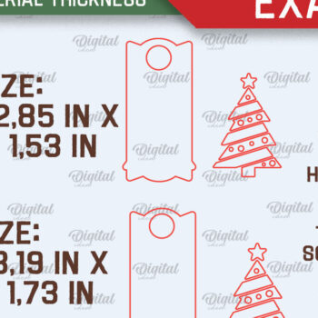 Intra απο ξύλο plywood 3mm-4mm πάχος Χριστουγεννιάτικο Stanley Topper Δίασταση 15x15 cm INTRAFABR-105571031 - Image 2