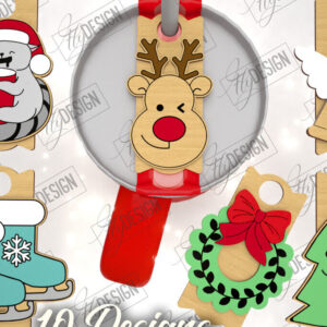 Intra απο ξύλο plywood 3mm-4mm πάχος Χριστουγεννιάτικο Stanley | CNC Δίασταση 15x15 cm INTRAFABR-108442550