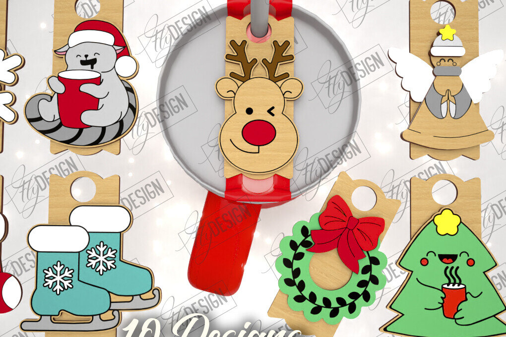 Intra απο ξύλο plywood 3mm-4mm πάχος Χριστουγεννιάτικο Stanley | CNC Δίασταση 15x15 cm INTRAFABR-108442550