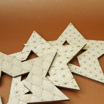 Intra απο ξύλο plywood 3mm-4mm πάχος Χριστουγεννιάτικο Star Big Deco File 4 Cut  Δίασταση 30x20 cm INTRAFABR-112168355 - Image 4