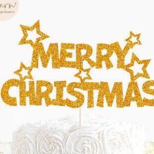 Intra απο ξύλο plywood 3mm-4mm πάχος Christmas Star Cake Topper Δίασταση 15x15 cm INTRAFABR-41865820