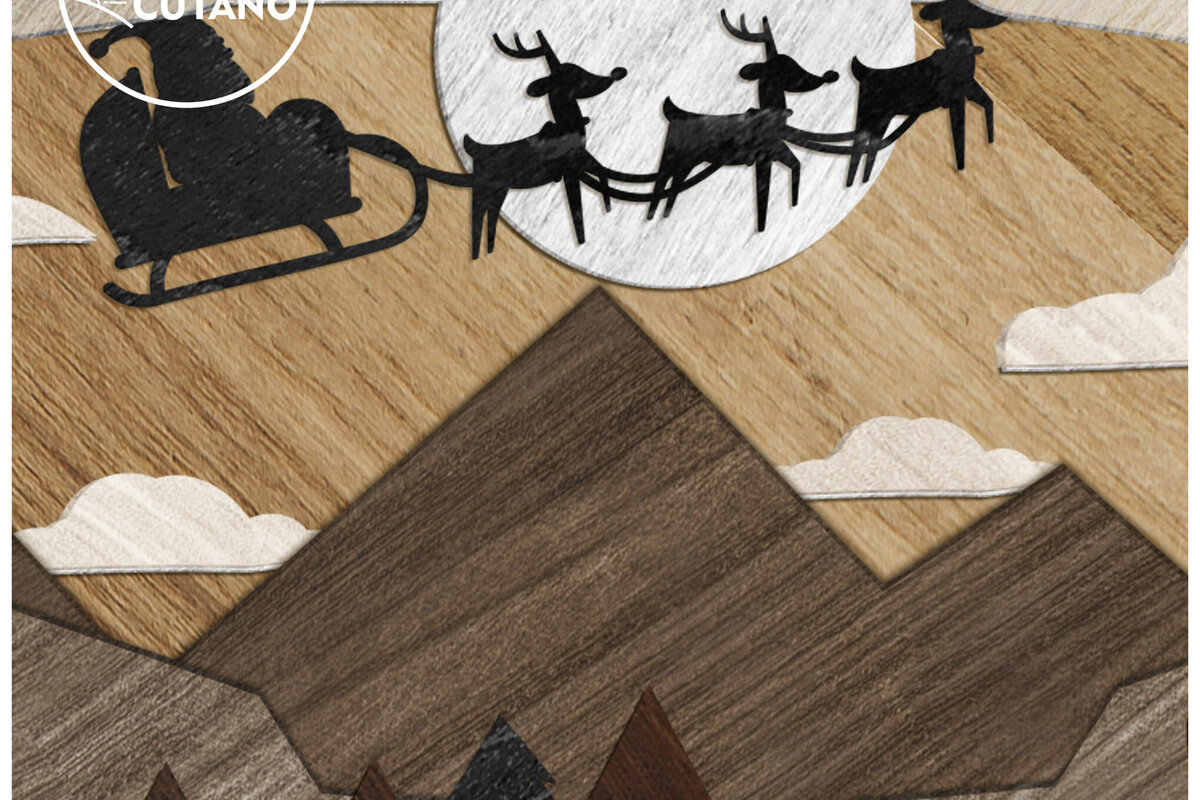 Intra απο ξύλο plywood 3mm-4mm πάχος CHRISTMAS STAR Πολυστρωματική διακόσμηση τοίχου Δίασταση 4x4 cm INTRAFABR-80867050 - Image 5