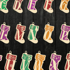 Intra απο ξύλο plywood 3mm-4mm πάχος Χριστουγεννιάτικα στολίδια αλφαβήτου Δίασταση 8x8 cm INTRAFABR-108364133