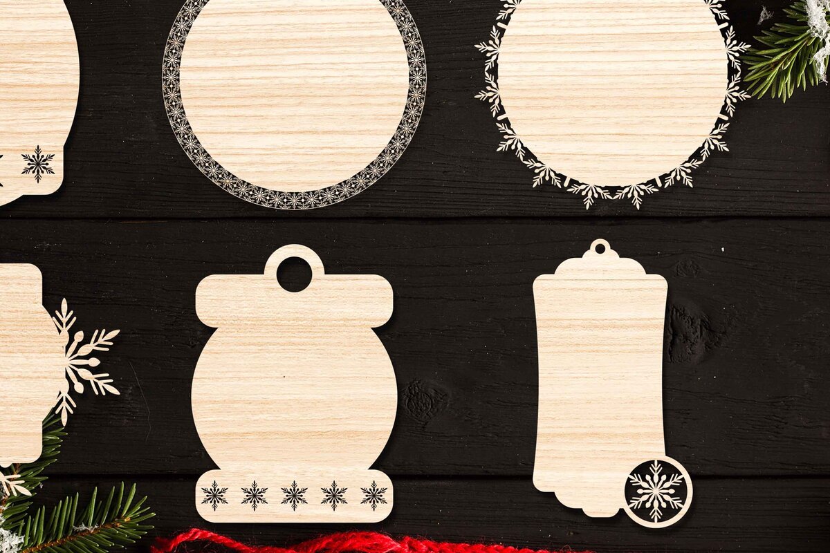 Intra απο ξύλο plywood 3mm-4mm πάχος Χριστουγεννιάτικο Gift Tag 09 Δίασταση 15x15 cm INTRAFABR-77845806