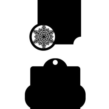 Intra απο ξύλο plywood 3mm-4mm πάχος Χριστουγεννιάτικο Gift Tag 11 Δίασταση 15x15 cm INTRAFABR-77847049 - Image 3