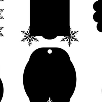 Intra απο ξύλο plywood 3mm-4mm πάχος Χριστουγεννιάτικο Gift Tag 12 Δίασταση 15x15 cm INTRAFABR-77847012 - Image 3