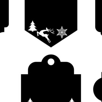 Intra απο ξύλο plywood 3mm-4mm πάχος Χριστουγεννιάτικο Gift Tag 15 Δίασταση 15x15 cm INTRAFABR-77846960 - Image 3