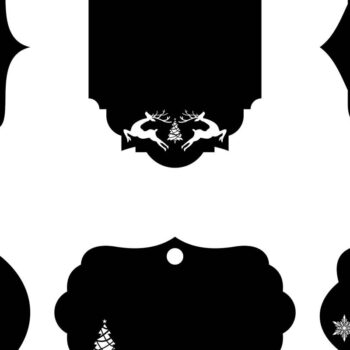 Intra απο ξύλο plywood 3mm-4mm πάχος Χριστουγεννιάτικο Gift Tag 16 Δίασταση 15x15 cm INTRAFABR-77846831 - Image 3