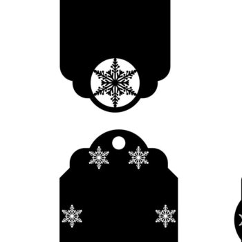 Intra απο ξύλο plywood 3mm-4mm πάχος Χριστουγεννιάτικο Gift Tag 17 Δίασταση 15x15 cm INTRAFABR-77847291 - Image 3