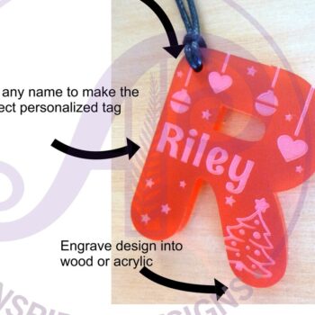 Intra απο ξύλο plywood 3mm-4mm πάχος - Χριστουγεννιάτικο θέμα Ετικέτα Σχέδια επιστολών  Δίασταση 30x20 cm INTRAFABR-79343866 - Image 3