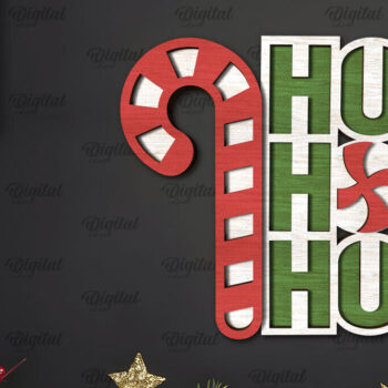 Intra απο ξύλο plywood 3mm-4mm πάχος - Πακέτο κοπής με λέιζερ Χριστουγεννιάτικο Δίσκο Δίασταση 15x15 cm INTRAFABR-107560198 - Image 7